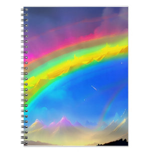 Rainbow Glow Sky Notebook
