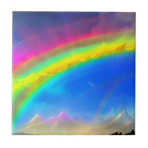 Rainbow Glow Sky Tile