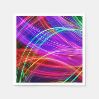 Rainbow Glow Sticks Napkin