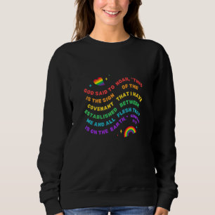 Rainbow God Noah Covenant Genesis 9 Sweatshirt