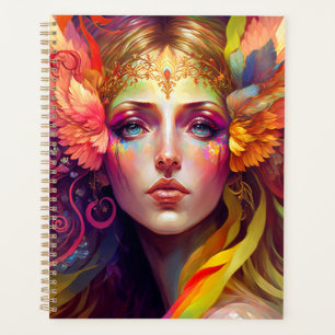 Rainbow Goddess Fantasy Art Planner