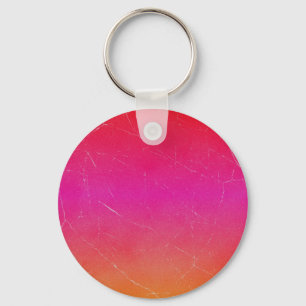 Rainbow Gradient Abstract Art Keychain