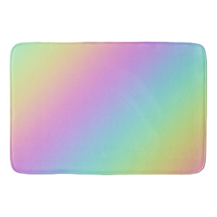 Rainbow Gradient Bath Mat