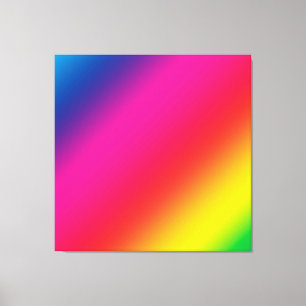 Rainbow Gradient Canvas Print