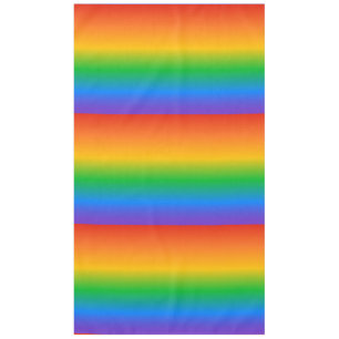 Rainbow gradient colors tablecloth