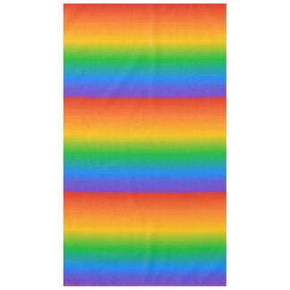 Rainbow gradient colors tablecloth
