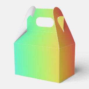 Rainbow Gradient Favor Box