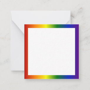 Rainbow Gradient Frame Card