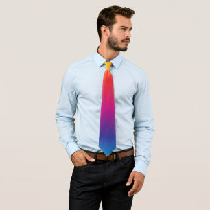 Rainbow Gradient Gay Pride Neck Tie