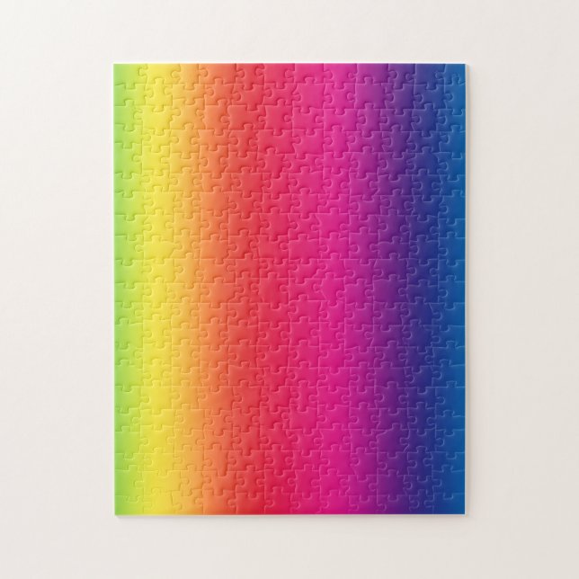 Rainbow Gradient Jigsaw Puzzle (Vertical)