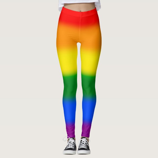 Rainbow Gradient Leggings (Front)