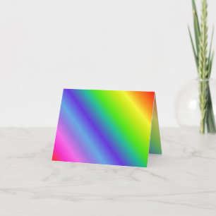Rainbow Gradient Note Card