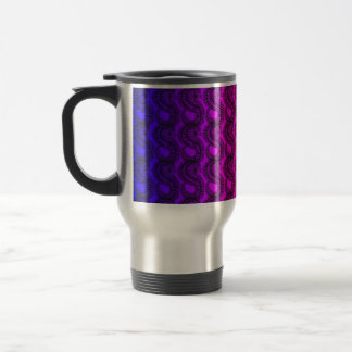 Rainbow gradient Pangolin travel mug