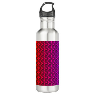Rainbow gradient Pangolin water bottle