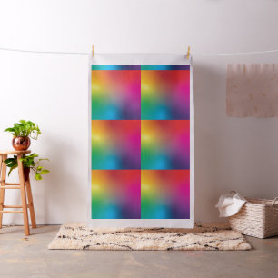 Rainbow Gradient Pillow Square Fabric
