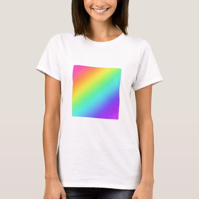 Rainbow Gradient Pride Woman's t-Shirt (Front)
