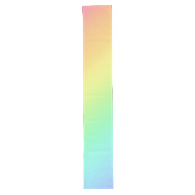 Rainbow Gradient Table Runner (Front)