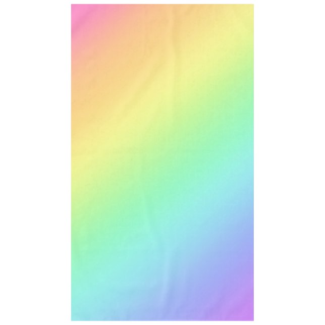Rainbow Gradient Tablecloth (Front)