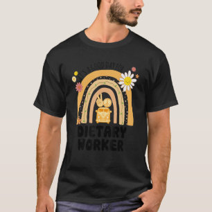 Rainbow Groovy Peace Dietary Worker Vintage T-Shirt