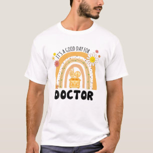 Rainbow Groovy Peace Doctor Vintage T-Shirt
