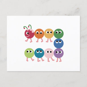 Rainbow Grub. Postcard