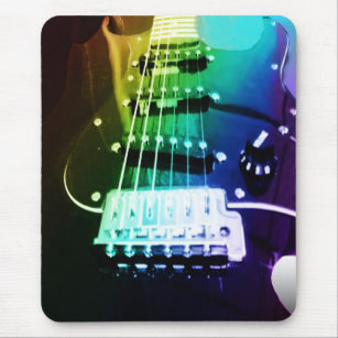 Rainbow Guitar Mousepad