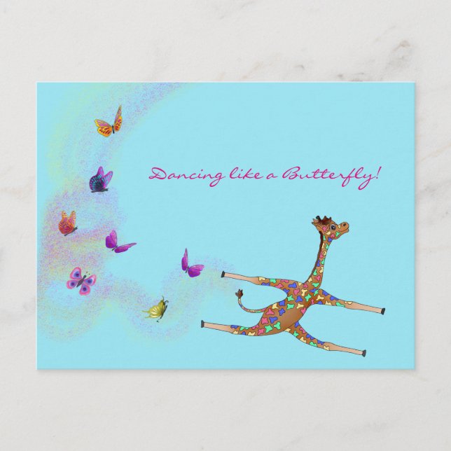 Rainbow Gymnastics by The Happy Juul Company Postcard (Front)