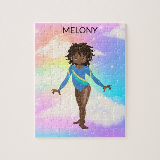 RAINBOW GYMNASTICS GYMNAST PUZZLE  (Vertical)