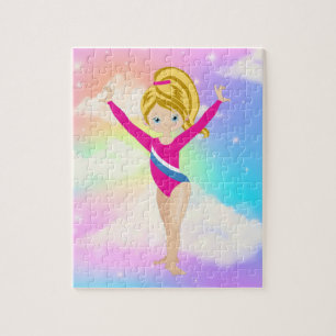 RAINBOW GYMNASTICS GYMNAST PUZZLE 