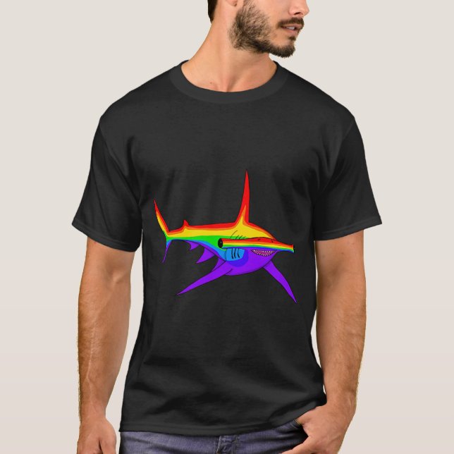 Rainbow Hammerhead T-Shirt (Front)