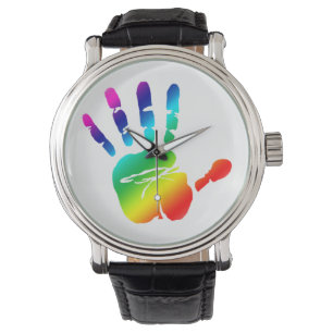 Rainbow hand watch