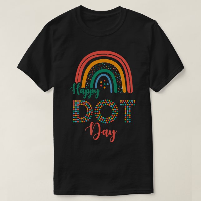 Rainbow Happy Dot Day International Dot Day Youth T-Shirt (Design Front)