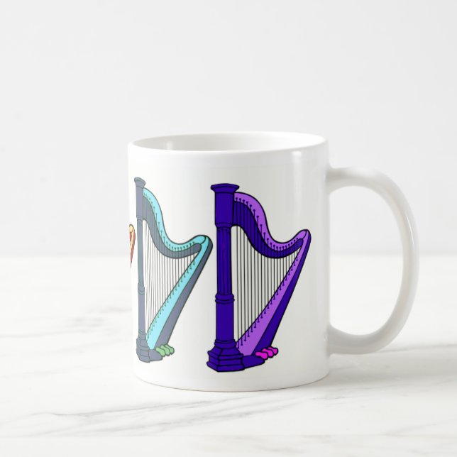 rainbow harps coffee mug (Right)