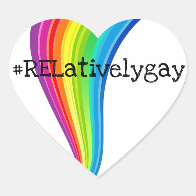 Rainbow Hashtag Stickers (Front)