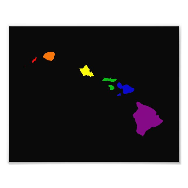 Rainbow Hawaii Photo Print (Front)