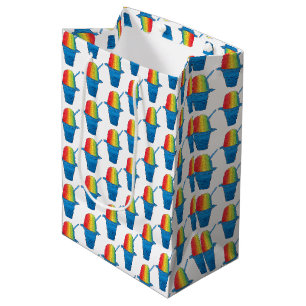 Rainbow Hawaiian Rainbow Shave Ice Dessert Hawaii Medium Gift Bag