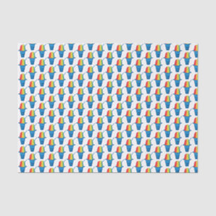 Rainbow Hawaiian Rainbow Shave Ice Dessert Hawaii Tissue Paper
