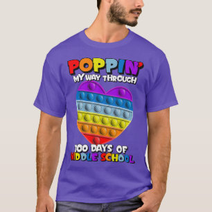 Rainbow Heart 100 Days of School1 T-Shirt