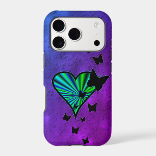 Rainbow Heart and Butterfly