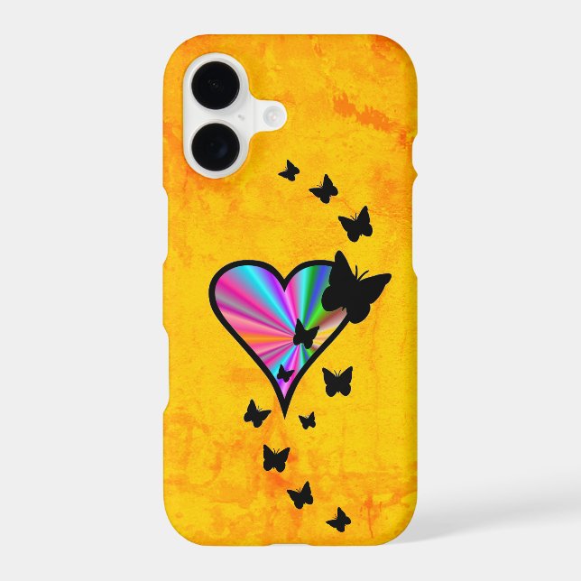 Rainbow Heart and Butterfly (Back)