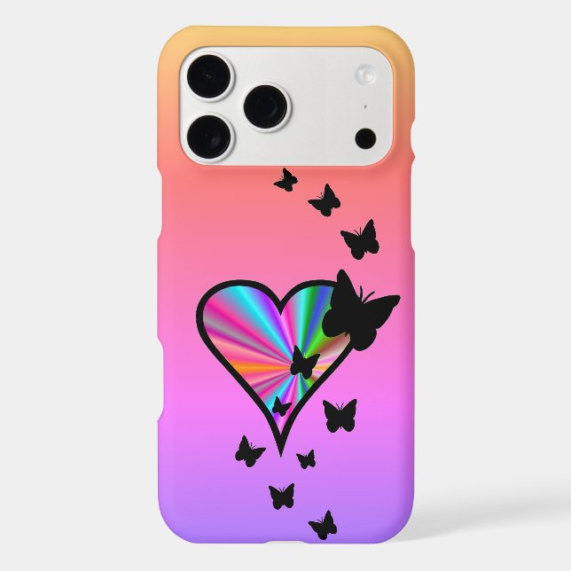 Rainbow Heart and Butterfly (Back)