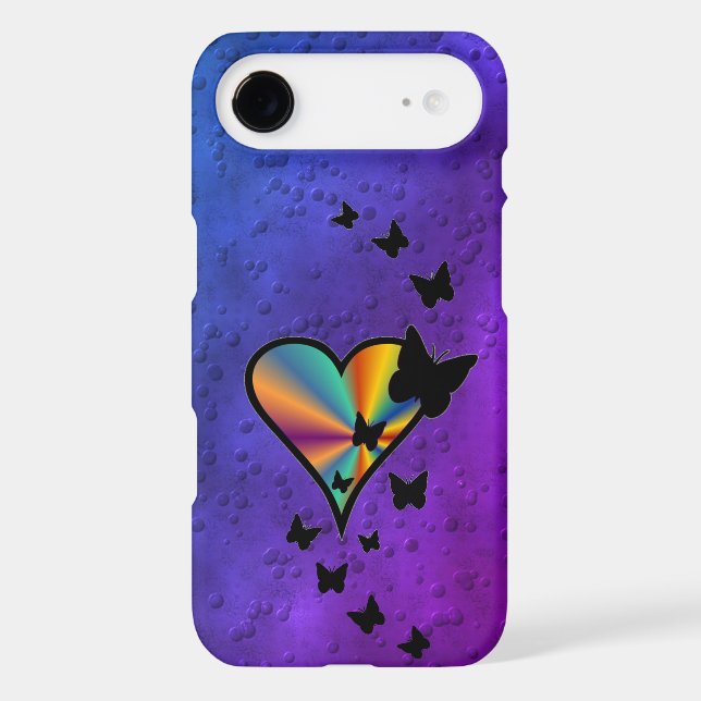 Rainbow heart and Butterfly (Verso)