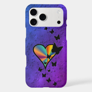 Rainbow Heart and Butterfly