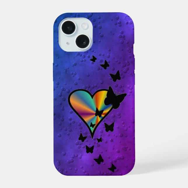 Rainbow heart and Butterfly (Verso)