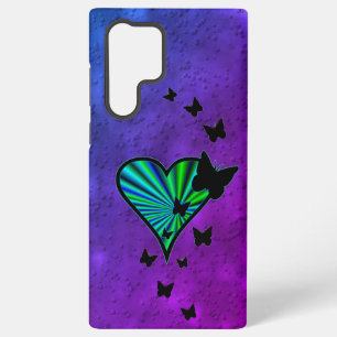 Rainbow Heart and Butterfly Samsung Galaxy Case