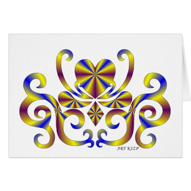 Rainbow Heart and Lily (Front Horizontal)