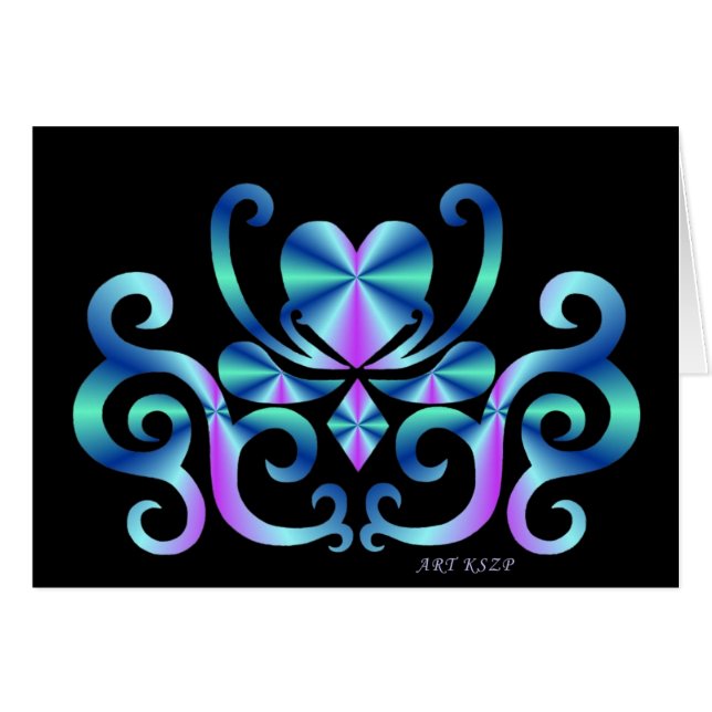 Rainbow Heart and Lily (Front Horizontal)