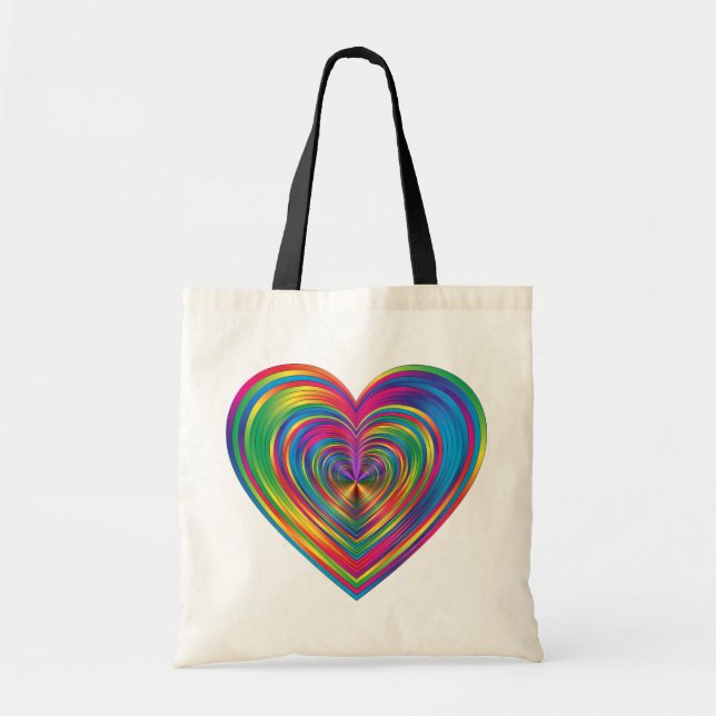 Rainbow heart bag (Front)
