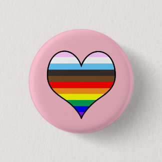 Rainbow Heart Button