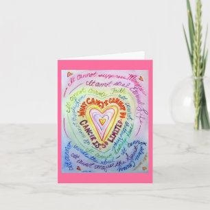 Rainbow Heart Cancer ne peut pas faire des cartes 